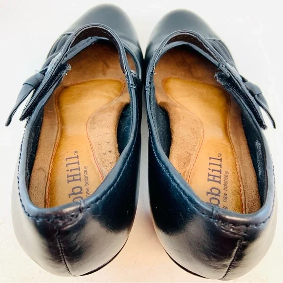 Cobb Hill New Balance Black Sadie Ruche Pleated Mary Jane Heels, size 10 M - Picture 10 of 12